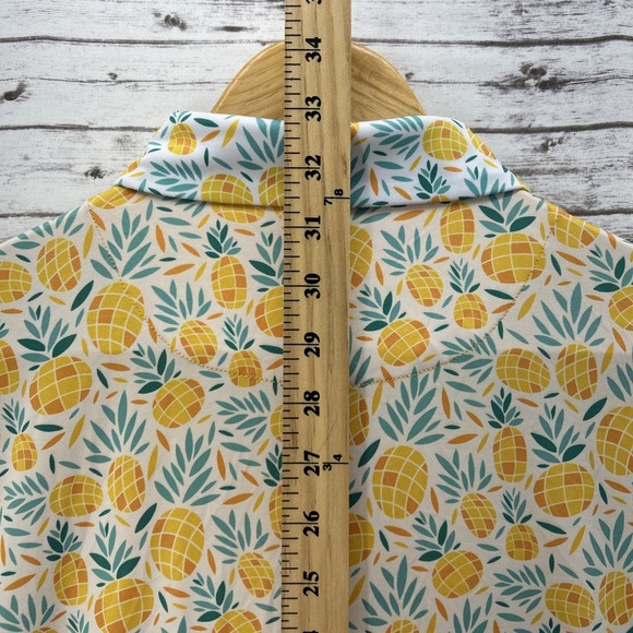 Pins And Aces Golf Co Polo Shirt Mens 2XL Tropical Print Performance Stretch NEW - Picture 5 of 9